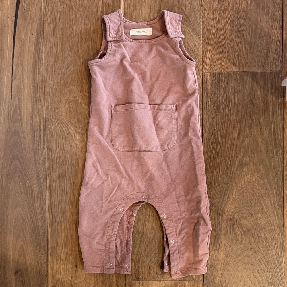 Pehr Dusty Pink Kids Romper